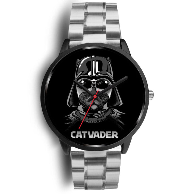 Cat Vader | Black Stainless Steel Watch