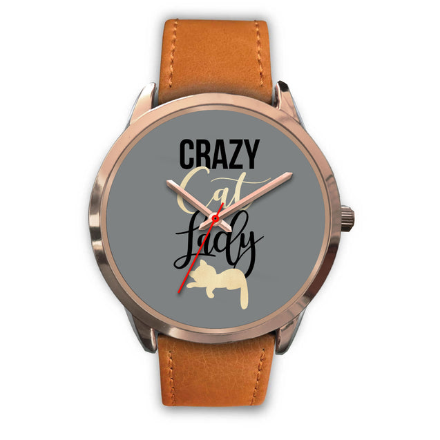 Crazy Cat Lady | Rose Gold Stainless Steel Watch