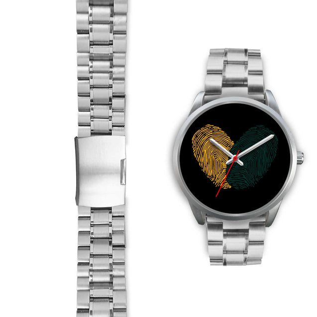 Green Bay Love | Silver Stainless Steel Watch