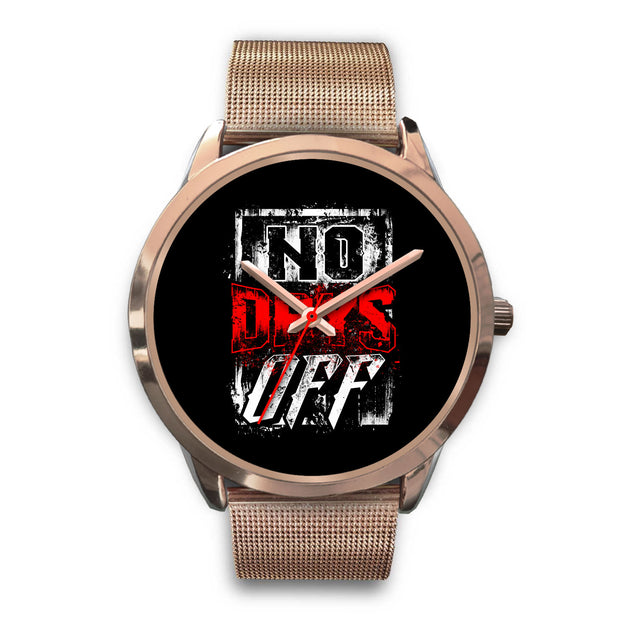 No Days Off | Rose Gold Stainless Steel Watch