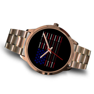 For Love of Fitness & Country | Rose Gold Stainless Steel Watch