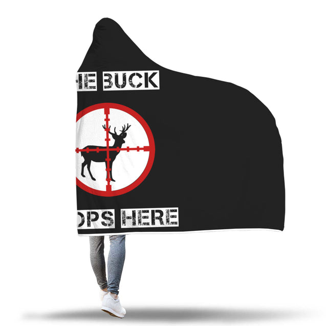 The Buck Stops Here | Hooded Blanket