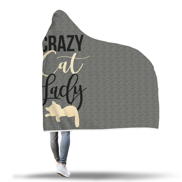 Crazy Cat Lady | Hooded Blanket