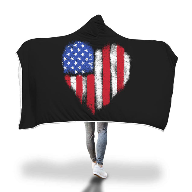 For Love of U.S.A. | Hooded Blanket