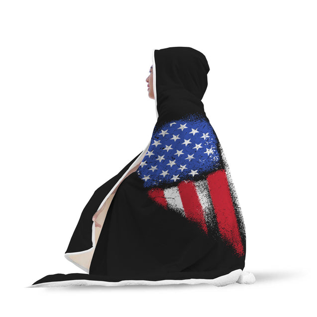For Love of U.S.A. | Hooded Blanket