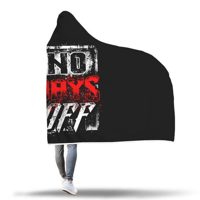 No Days Off | Hooded Blanket
