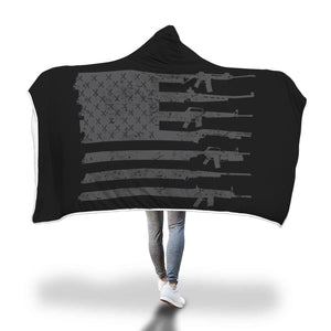 Rifle Flag | Hooded Blanket