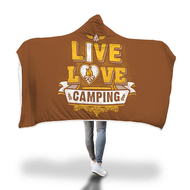 I Love Camping | Hooded Blanket