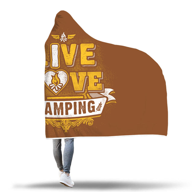 I Love Camping | Hooded Blanket