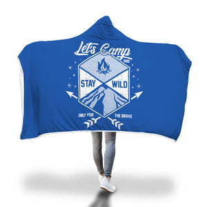 Let's Camp | Hooded Blanket
