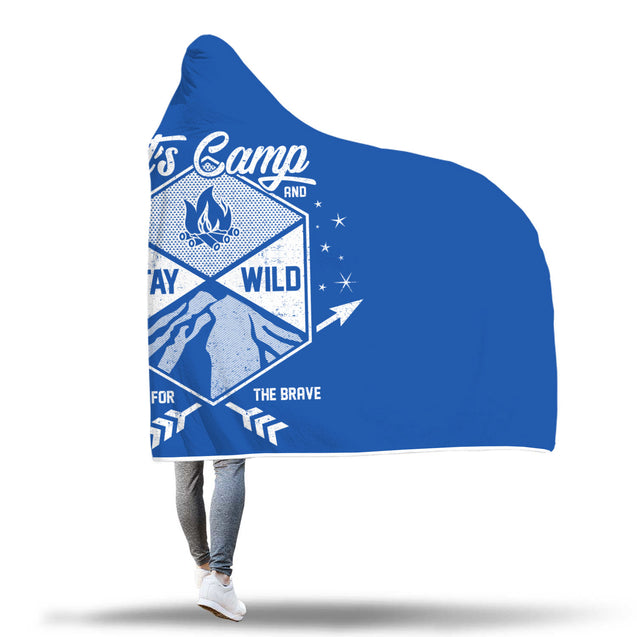 Let's Camp | Hooded Blanket
