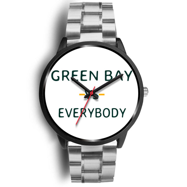 Green Bay VS Everybody | Black Stainless Steel Watch