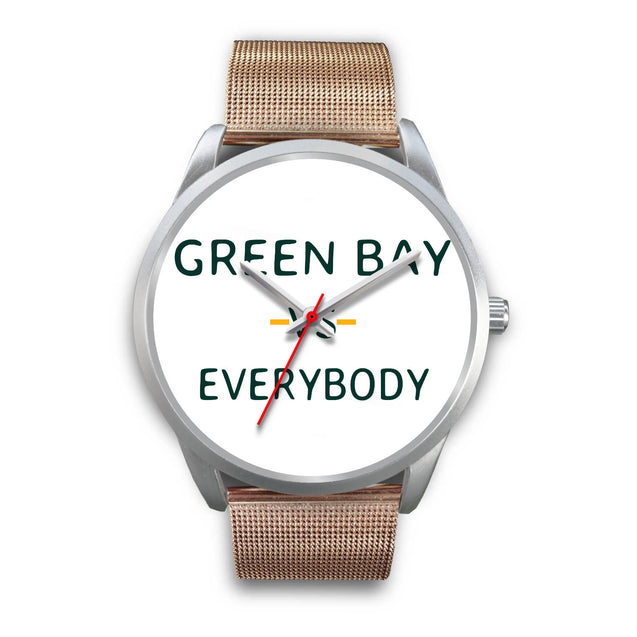 Green Bay VS Everybody | Silver Stainless Steel Watch