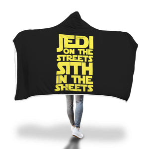 Jedi On The Streets Sith In The Sheets | Hooded Blanket
