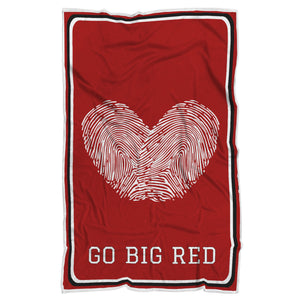 Go Big Red | Sherpa Blanket