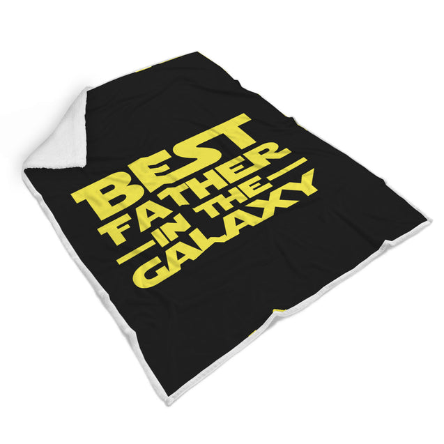 Best Father In The Galaxy | Sherpa Blanket