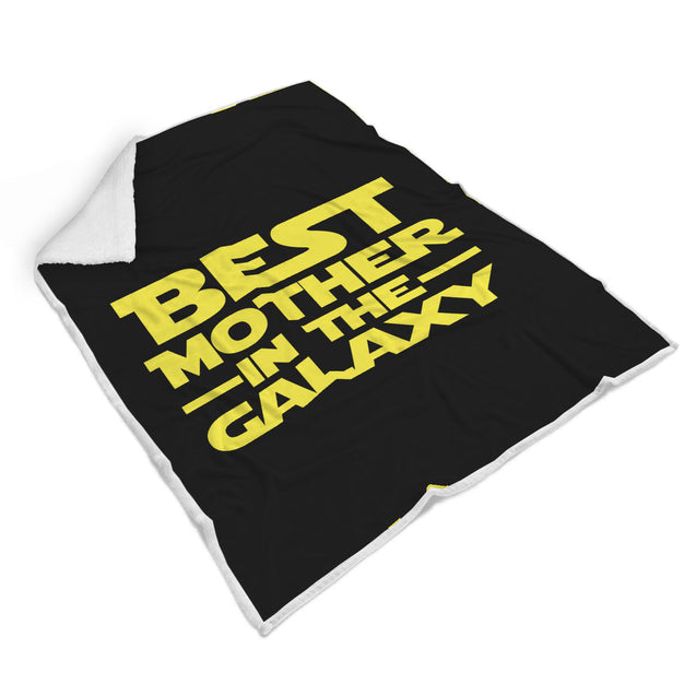 Best Mother In The Galaxy | Sherpa Blanket
