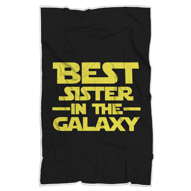Best Sister In The Galaxy | Sherpa Blanket