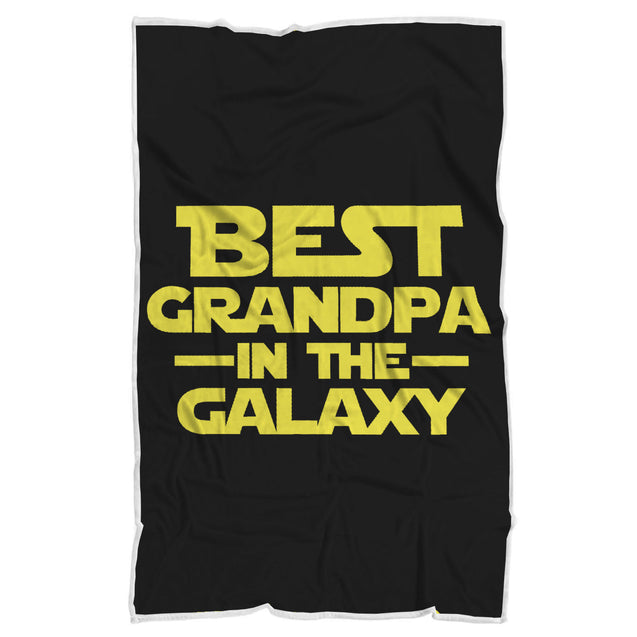 Best Grandpa In The Galaxy | Sherpa Blanket