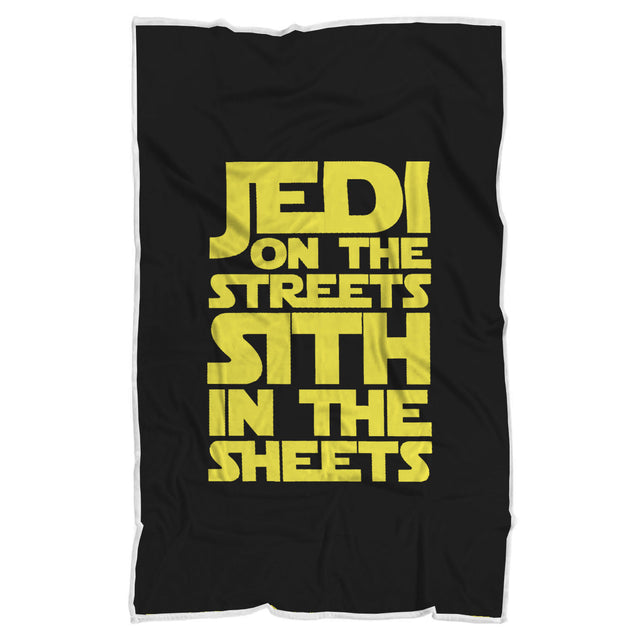 Jedi On The Streets Sith In The Sheets | Sherpa Blanket