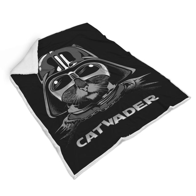 Cat Vader | Sherpa Blanket