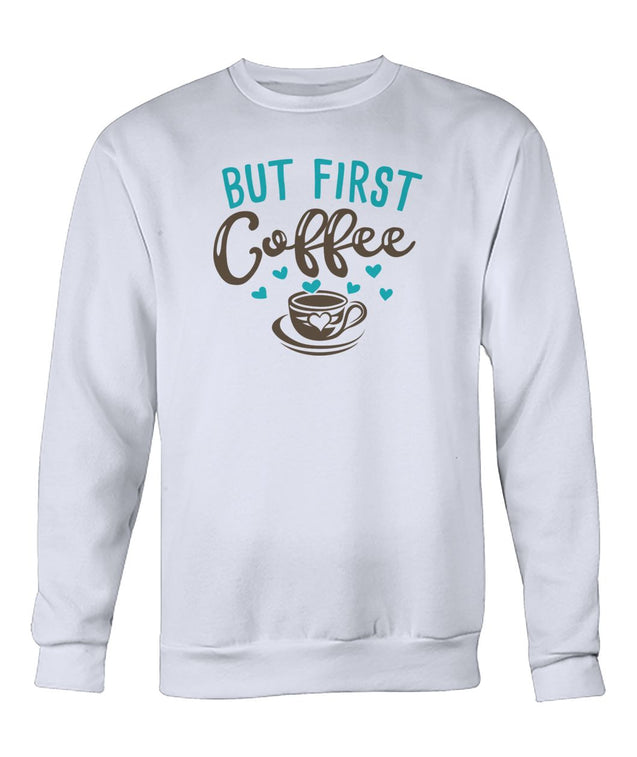 But First Coffee Blue