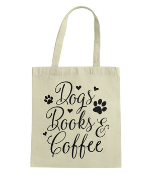 Dogs, Books, Coffee | Tote Bag Tote Bag