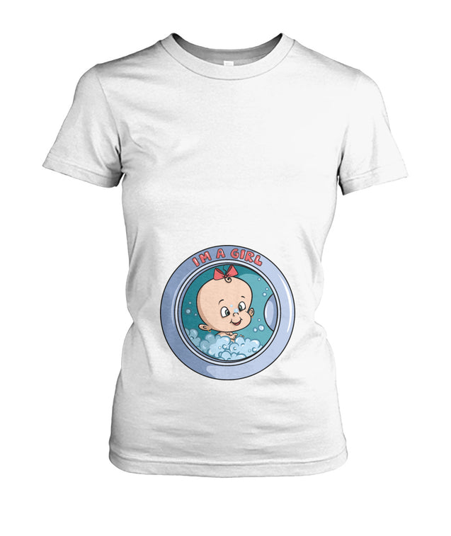 Washing Machine Girl | Women's Pregnancy Shirt
