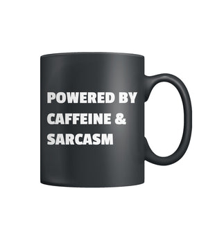 Powered By Caffeine & Sarcasm | Coffee Mug