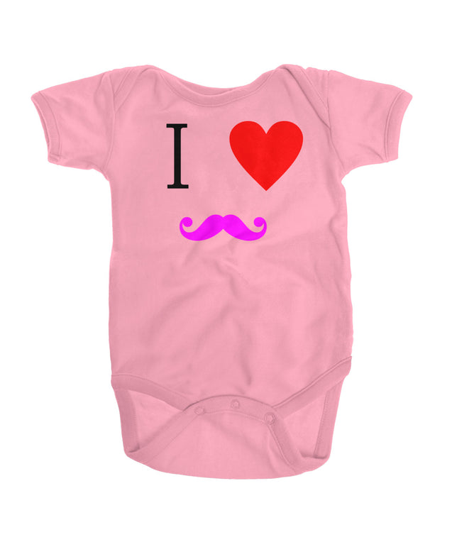 I Love Mustaches SO Much Onesies