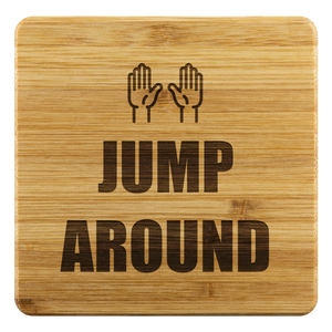 Jump Around | Bamboo Coasters