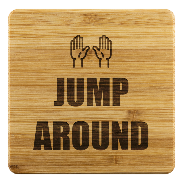 Jump Around | Bamboo Coasters