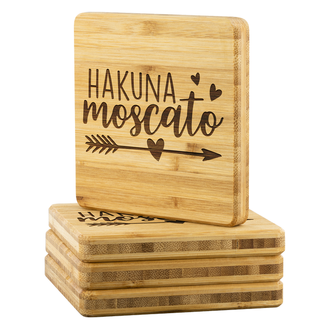 Hakuna Moscato | Bamboo Coaster